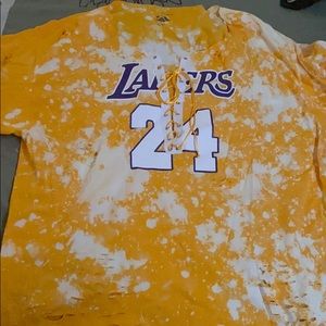 Tie dye laker jersey shirt